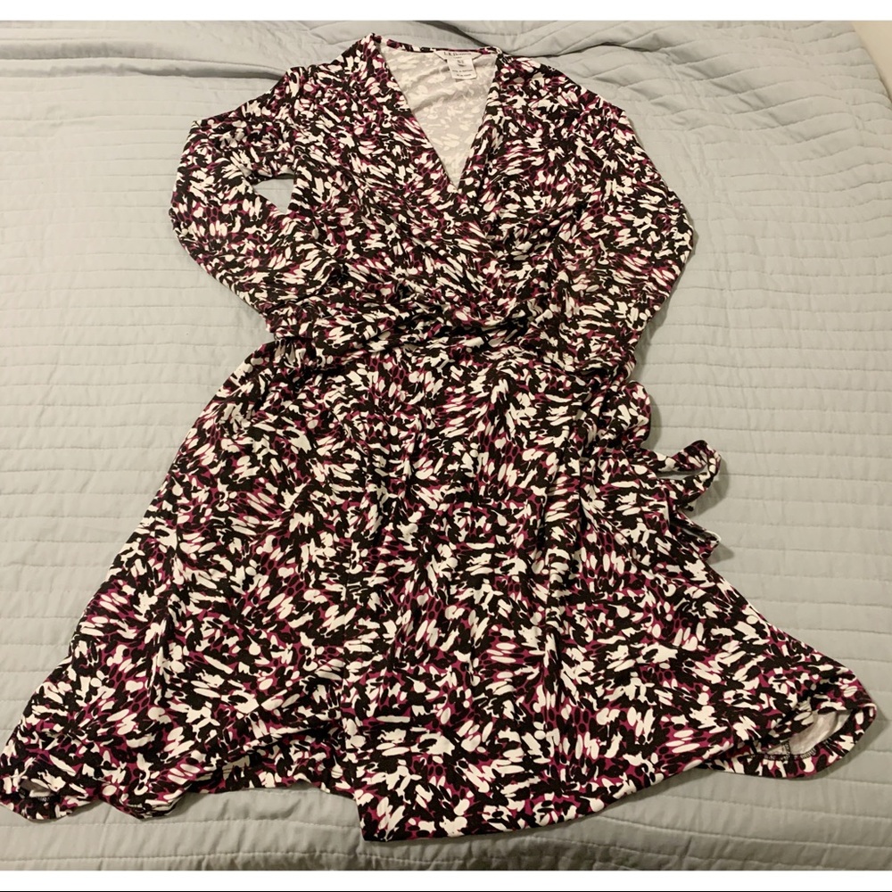 LK Bennett Printed Wrap Dress